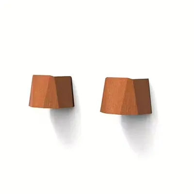 Настінний світильник із штучної сталі Corten